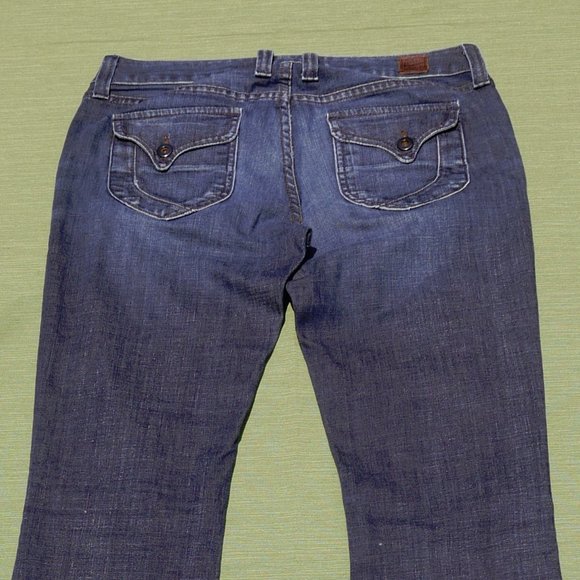 Lucky Brand Lauren Boot Jeans Size 8 Size 29 Long Length - Picture 3 of 13